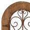 Brown Rustic Metal & Wood Arched Gate Wall Décor